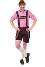 Lederhose Kort Donkerbruin, Verzenden, Nieuw