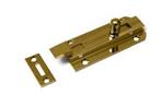 Profielschuif met bocht messing 80 x 35 mm, Doe-het-zelf en Bouw, Nieuw, Overige materialen, Klink of Kruk
