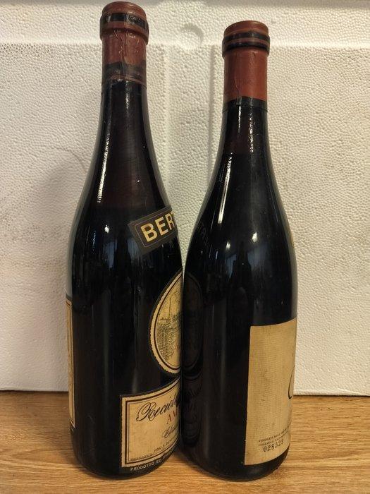 1961 Bertani Amaronen della Valplicella & 1961 Nino Negri, Verzamelen, Wijnen