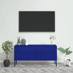 vidaXL Tv-meubel 105x35x50 cm staal marineblauw, Verzenden, Nieuw
