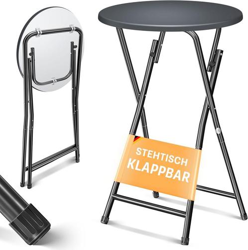 KESSER® Bartafel - Bistrotafel - Klaptafel - 110cm - Antraci, Huis en Inrichting, Overige Huis en Inrichting, Verzenden