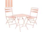 Mica Decorations Evita Bistroset - Set van 3 - Inklapbaar -, Huis en Inrichting, Verzenden, Zo goed als nieuw