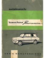 1966 AUTOBIANCHI BIANCHINA PANORAMICA INSTRUCTIEBOEKJE ITA.., Ophalen of Verzenden