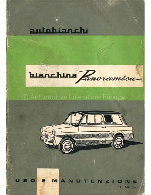1966 AUTOBIANCHI BIANCHINA PANORAMICA INSTRUCTIEBOEKJE ITA.., Autos : Divers, Modes d'emploi & Notices d'utilisation, Enlèvement ou Envoi