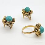 Ensemble de bijoux 2 pièces - 18 carats Or jaune - 6.00ct., Bijoux, Sacs & Beauté, Bijoux anciens