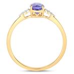 Zonder Minimumprijs - Ring - 14 karaat Geel goud - 0.86ct.