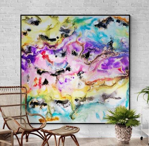 Bri Debernardi - LADY ELLIOTS GOLDEN TREASURE - XXL, Antiek en Kunst, Kunst | Schilderijen | Modern