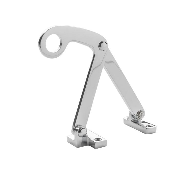 Raamuitzetter bovenraam - nikkel - voor ventilatie - De O..., Bricolage & Construction, Serrurerie de bâtiment & Dispositif de fermeture