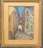 Carlo Musso (1907-1968) - Caruggi di Taggia, Antiek en Kunst