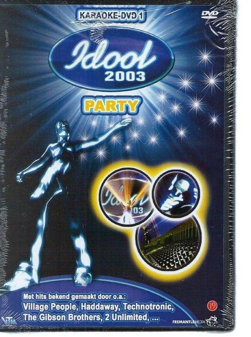 idool 2003 - party - karaoke dvd 1 (dvd nieuw), CD & DVD, DVD | Action, Enlèvement ou Envoi