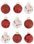 HEMA Kerstballen Ø4cm Glas Rood - 9 Stuks