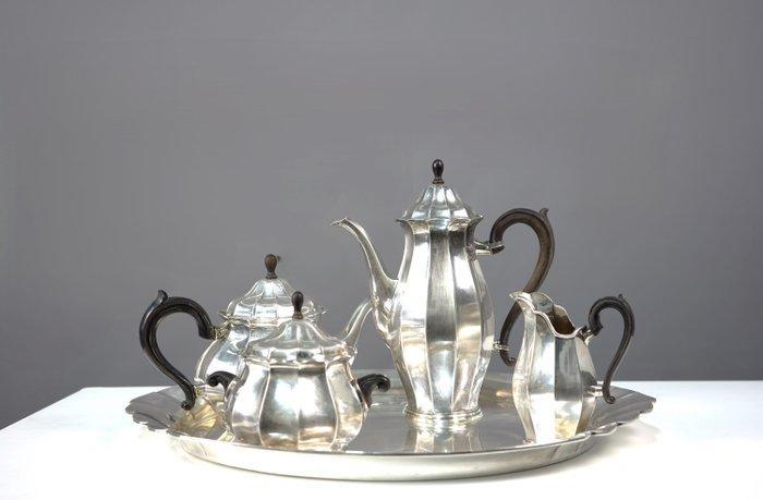 Art-Déco-Silberservice - Joseph Lutz - Dienblad (5) -, Antiek en Kunst, Antiek | Zilver en Goud