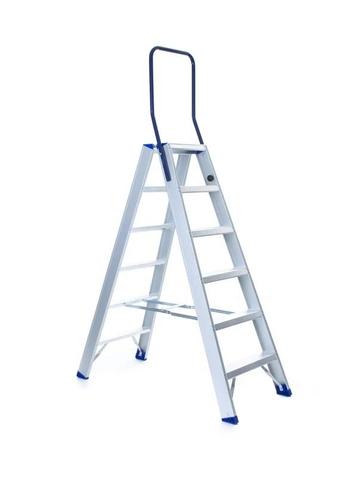 Eurostairs Dubbel Oploopbare Trap – 2 t/m 12 Treden, Doe-het-zelf en Bouw, Ladders en Trappen, Verzenden, Nieuw, Trap, 2 tot 4 meter