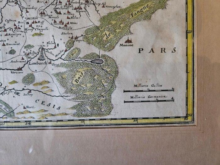 Nederland - provincie limburg in 1650; Gulielmus en johannes, Boeken, Atlassen en Landkaarten