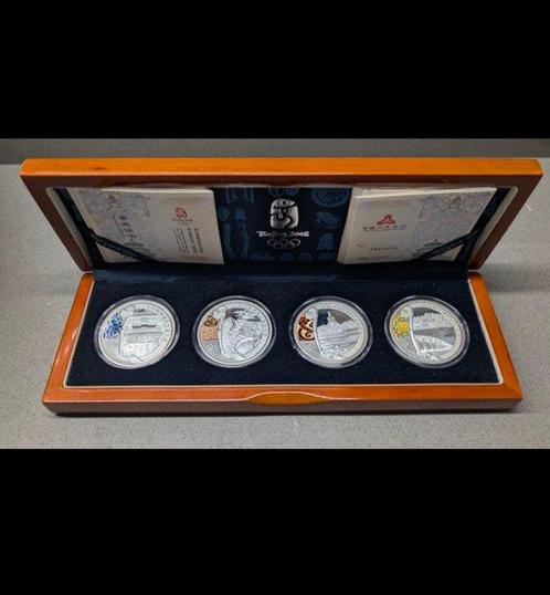 China. 10 Yuan 2008 Olympic Games Beijing, 4x1 Oz (.999), Postzegels en Munten, Munten | Europa | Niet-Euromunten