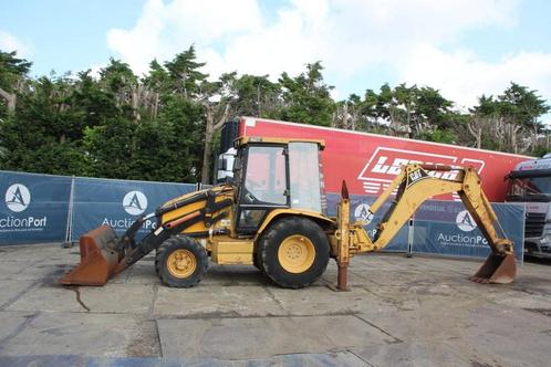 Veiling: Graaf-laadcombinatie Caterpillar 438C Diesel 1999, Zakelijke goederen, Machines en Bouw | Kranen en Graafmachines, Ophalen