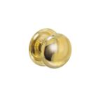 Deurknop vast zwaar messing ongelakt, Bricolage & Construction, Serrurerie de bâtiment & Dispositif de fermeture, Ophalen of Verzenden