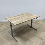 Tweedehands VEPA elektrisch bureau 120x80 cm, natuur eiken -, Huis en Inrichting, Bureaus, Elektrisch, Gebruikt, Stabureau