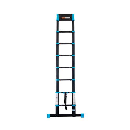 Telescoopladder Eurostairs Black ‘n Blue Prof 3,8m softclose, Doe-het-zelf en Bouw, Ladders en Trappen, Ladder, Nieuw, Opvouwbaar of Inschuifbaar