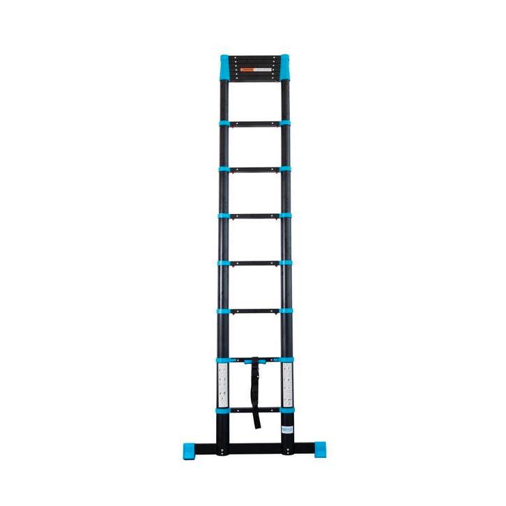 Telescoopladder Eurostairs Black ‘n Blue Prof 3,8m softclose, Doe-het-zelf en Bouw, Ladders en Trappen, Ladder, Nieuw, Opvouwbaar of Inschuifbaar