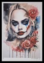 Harley Quinn - watercolor edition by Emma Wildfang - Large, Verzamelen, Nieuw