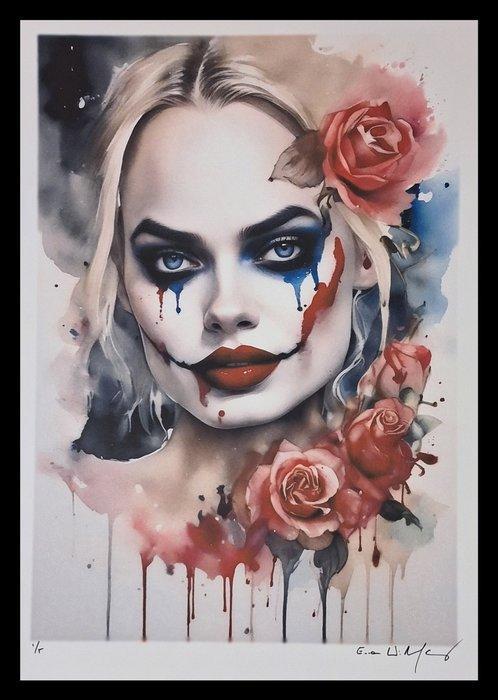 Harley Quinn - watercolor edition by Emma Wildfang - Large, Verzamelen, Film en Tv