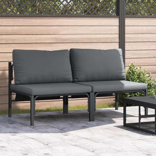 vidaXL Buiten Meubilair met kussen met kussen 2 pcs, Tuin en Terras, Tuinsets en Loungesets, Nieuw, Verzenden