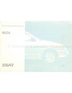 1998 SEAT IBIZA INSTRUCTIEBOEKJE DUITS, Autos : Divers, Modes d'emploi & Notices d'utilisation