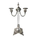 WMF / Geislingen - Kaarsenhouder - Tin, Glas - voor, Antiek en Kunst