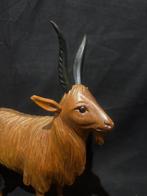 Zwarte Woud - Sculpture, Geit - 29.5 cm - Bois