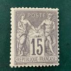 Frankrijk 1876 - 15 cent Sage type II - Yvert 77, Postzegels en Munten, Postzegels | Europa | Frankrijk, Gestempeld