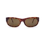 Giorgio Armani - Vintage Brown Rectangle Sunglasses 845 050, Handtassen en Accessoires