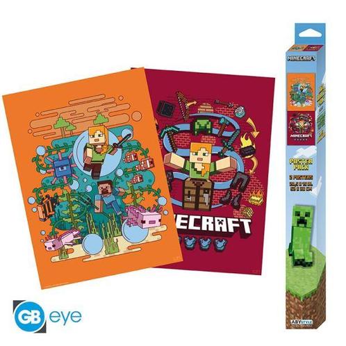 ABYstyle Minecraft Mini Poster Pack-Alex (Diversen) NIEUW, Verzamelen, Posters, Ophalen of Verzenden