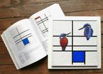 Jos Verheugen - Free after Mondrian, with Kingfishers, Antiek en Kunst, Kunst | Schilderijen | Modern