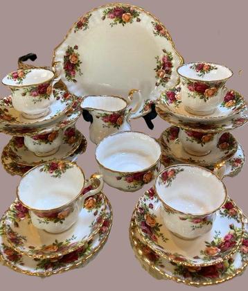 Royal Albert - Koffieservies (22) - Old Country Roses -