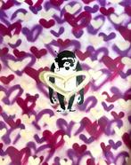 FreeSpeech (XX) - Purple Life - XL - Banksy Street Art, Antiquités & Art, Art | Peinture | Moderne