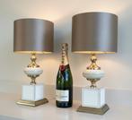 Le Dauphin - Lampe de table - Métal, Laiton, Textile - Une