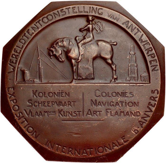 Belgisch-Congo. Medal 1930 - by Josuë Dupon -, Postzegels en Munten, Munten | Nederland
