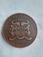 Benin. 1500 Francs CFA 2023, 1 kg Koperen Giant Panda Munt