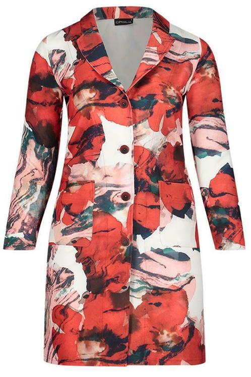 Blazer Ophilia Jolie print maat 52/54, Vêtements | Femmes, Vestes & Costumes, Envoi