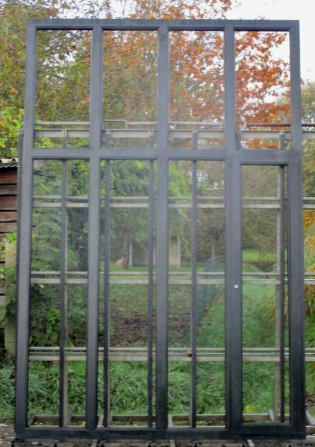 padoek houten wand , raam, chassis , terrasraam 210 x 316, Doe-het-zelf en Bouw, Raamkozijnen en Schuifdeuren, Inclusief glas