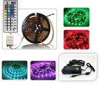 LED strip RGB 2,5 meter Plug & play - dimbaar, Huis en Inrichting, Lampen | Overige, Nieuw, Verzenden