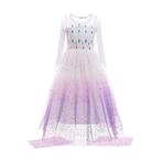 Prinsessenjurk - Paarse kristallen Elsa jurk - Kleedje, Verzenden