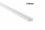 LED Profiel 2 meter - Inbouw 9,3mm DESIGN B - WIT, Verzenden