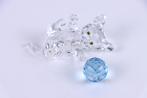 Figuur - Swarovski - Playing Kitten (With blue Ball) (Boxed, Antiek en Kunst, Curiosa en Brocante