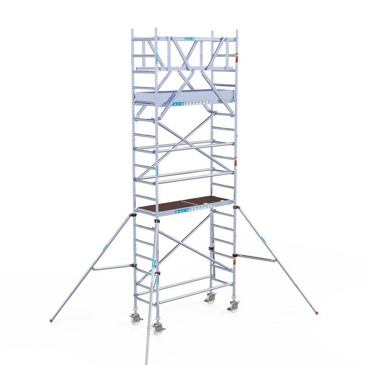 Rolsteiger Original 75x190 6,2m werkhoogte vrijstaand, Bricolage & Construction, Échafaudages, Envoi