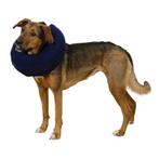 Hondenkraag, opblaasbaar, blauw, halsomtrek 25 - 35 cm -, Dieren en Toebehoren, Nieuw