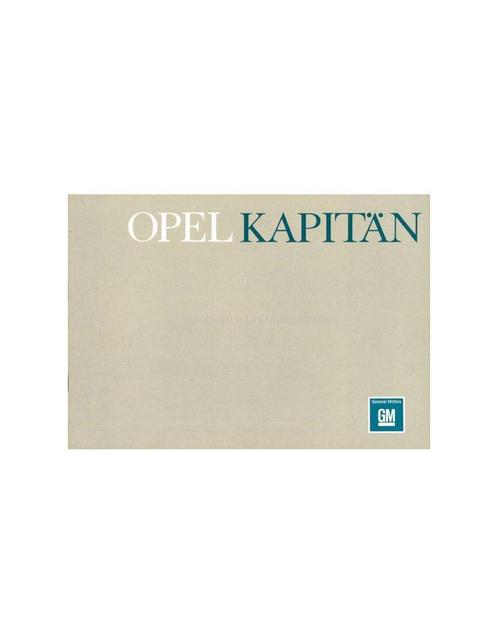1964 OPEL KAPITÄN BROCHURE NEDERLANDS, Livres, Autos | Brochures & Magazines