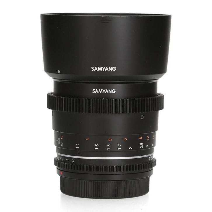Samyang 85mm T1.5 VDSLR MK2 - Canon EF, TV, Hi-fi & Vidéo, Photo | Lentilles & Objectifs, Enlèvement ou Envoi