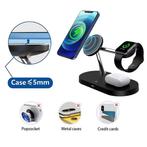 3 in 1 Draadloos Qi Oplaadstation - Compatibel met Apple, Verzenden, Nieuw